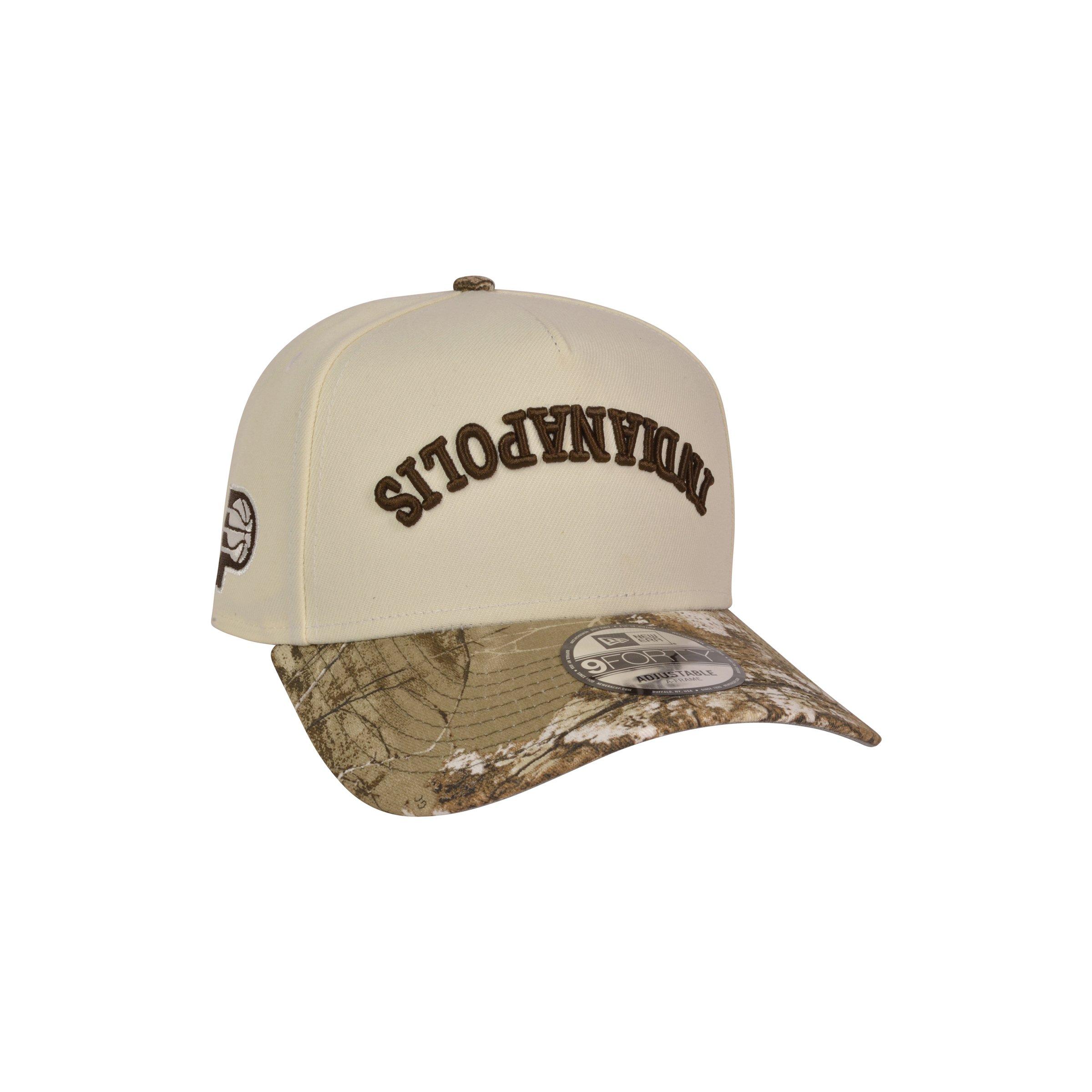 New Era Indiana Pacers 9FORTY Upside Down Snapback Hat-Camouflage