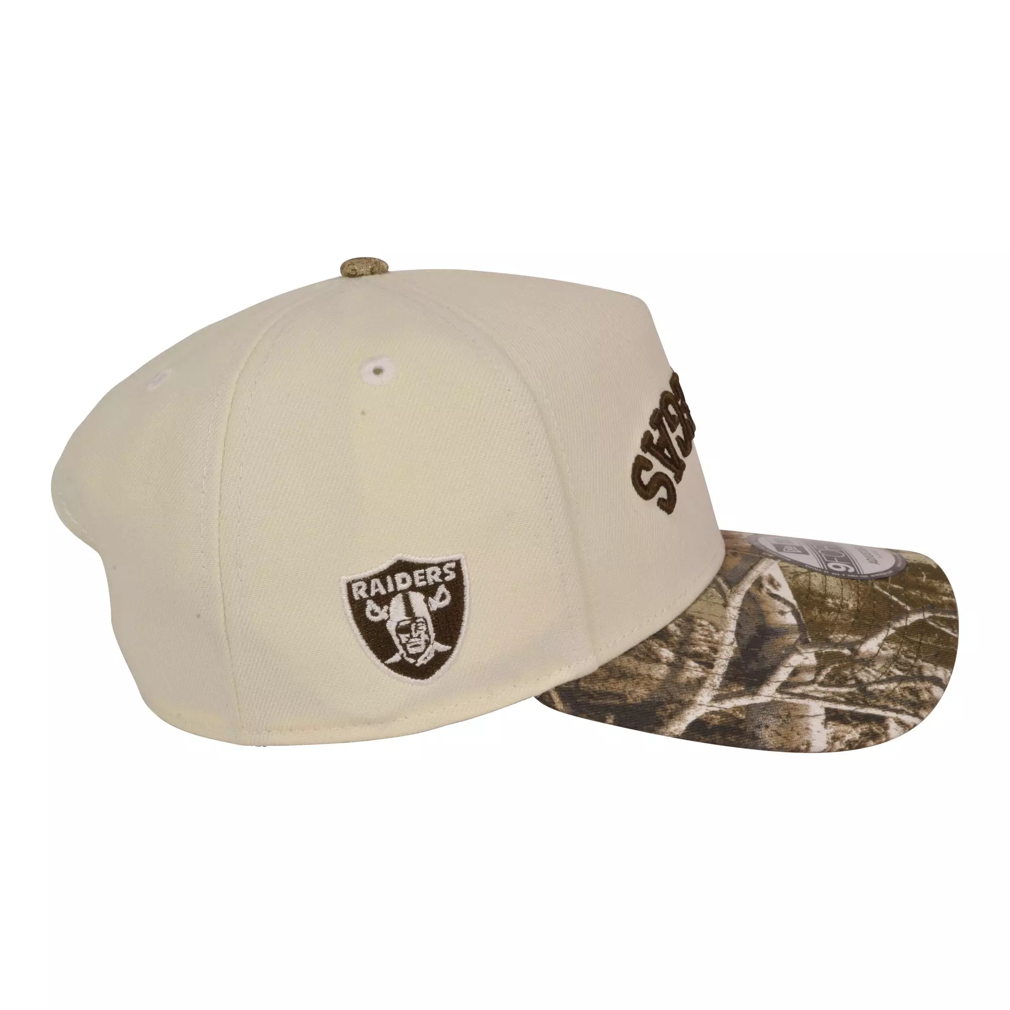 New Era Las Vegas Raiders 9FORTY Upside Down Snapback Hat-Camouflage - CAMOUFLAGE