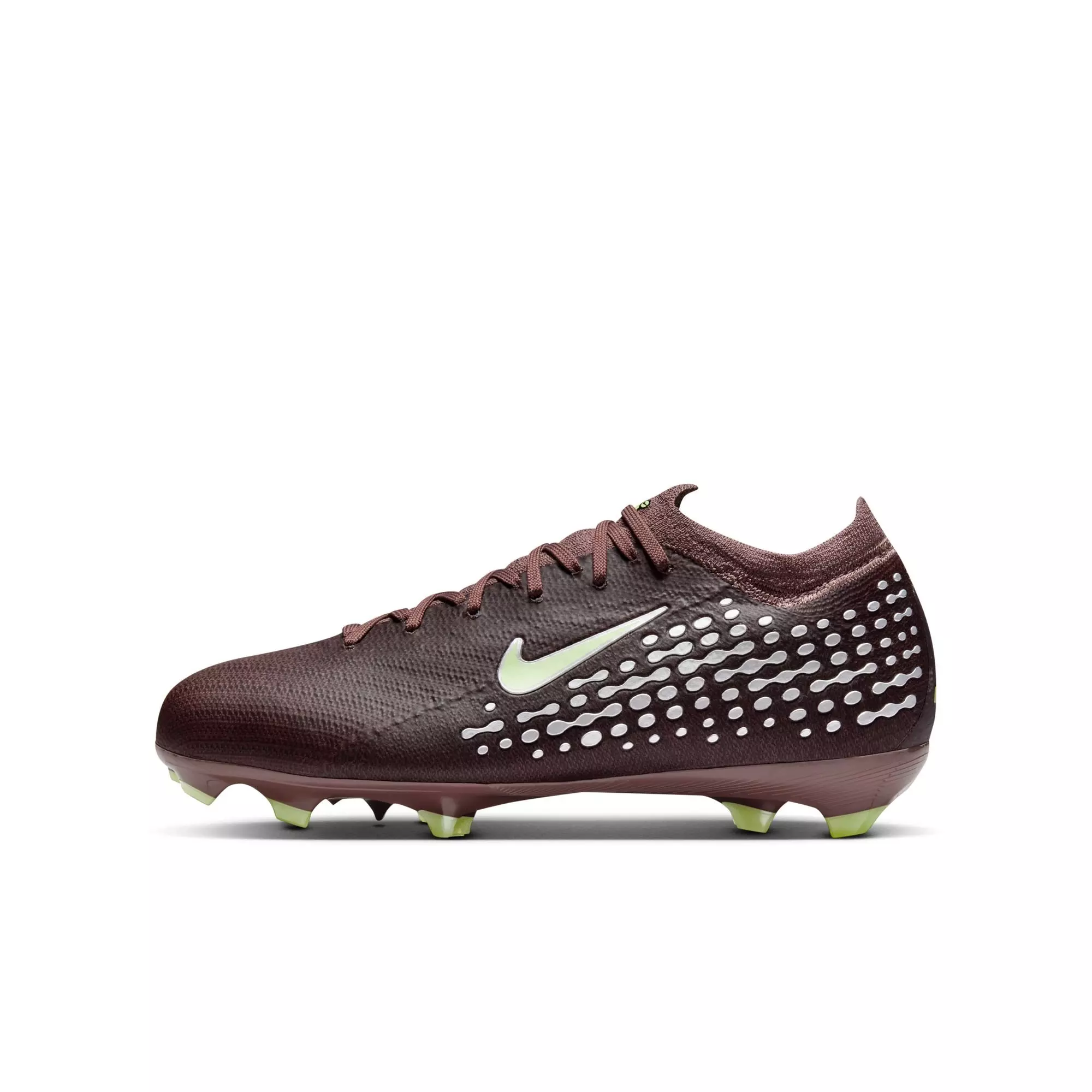 Nike Jr. Mercurial Vapor 16 Pro "Kylian Mbapp&eacute;" Grade School Kids' Soccer Cleat - PLUM ECLIPSE/METALLIC SILVER