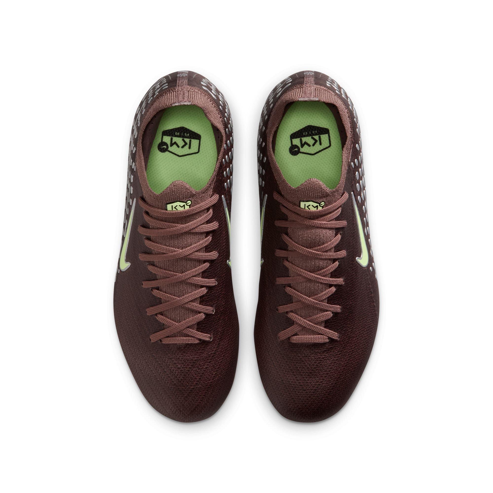Nike Jr. Mercurial Vapor 16 Pro "Kylian Mbapp&eacute;" Grade School Kids' Soccer Cleat - PLUM ECLIPSE/METALLIC SILVER Thumbnail View 11