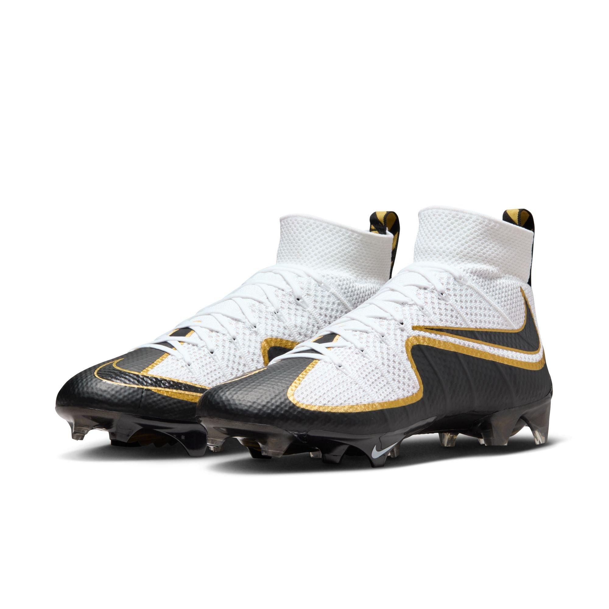 Nike Vapor Edge 360 "Untouchable" Men's Football Cleat - WHITE/BLACK/GOLD Thumbnail View 5