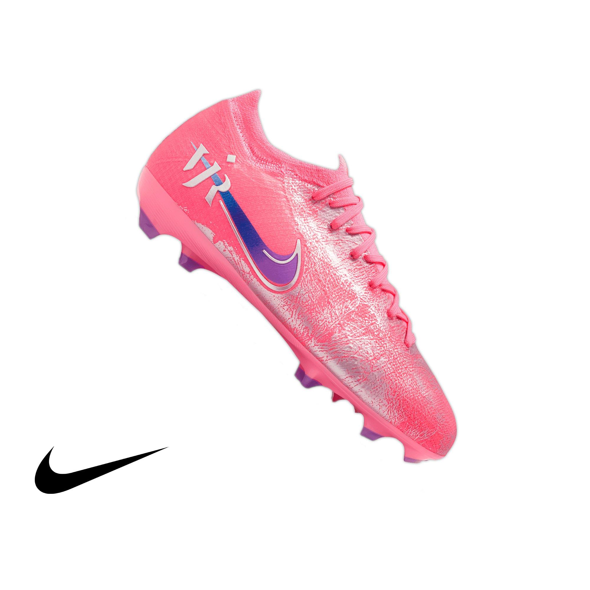 Nike Mercurial Vapor 16 Pro "Vini Jr." Preschool Kids' Soccer Cleat - PINK/BLUE Thumbnail View 1