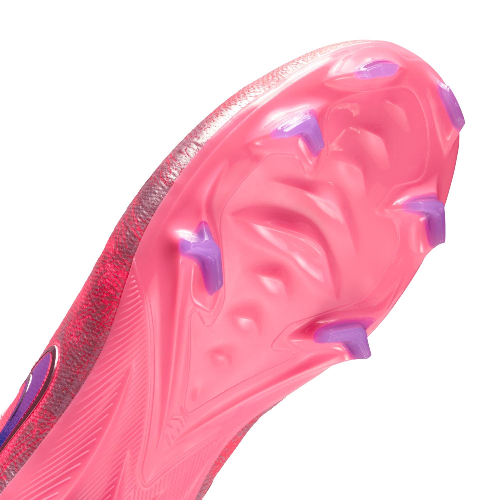Nike Mercurial Vapor 16 Pro "Vini Jr." Preschool Kids' Soccer Cleat - PINK/BLUE Thumbnail View 7
