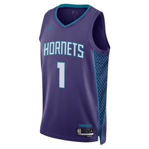 Nike Youth Charlotte Hornets Lamelo Ball Jersey-Teal/Purple