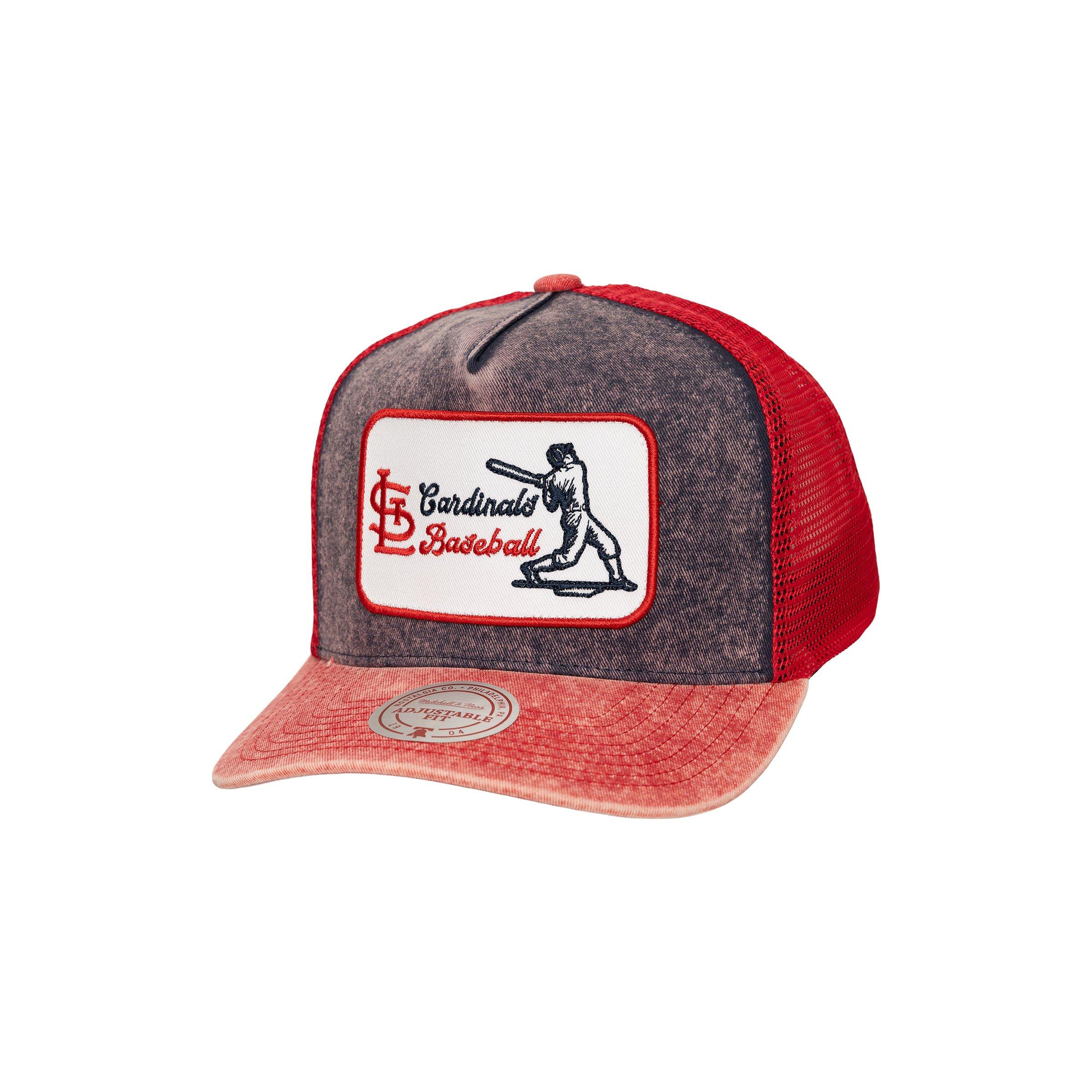 Mitchell & Ness St. Louis Cardinals Hometown Trucker Blue Snapback Hat