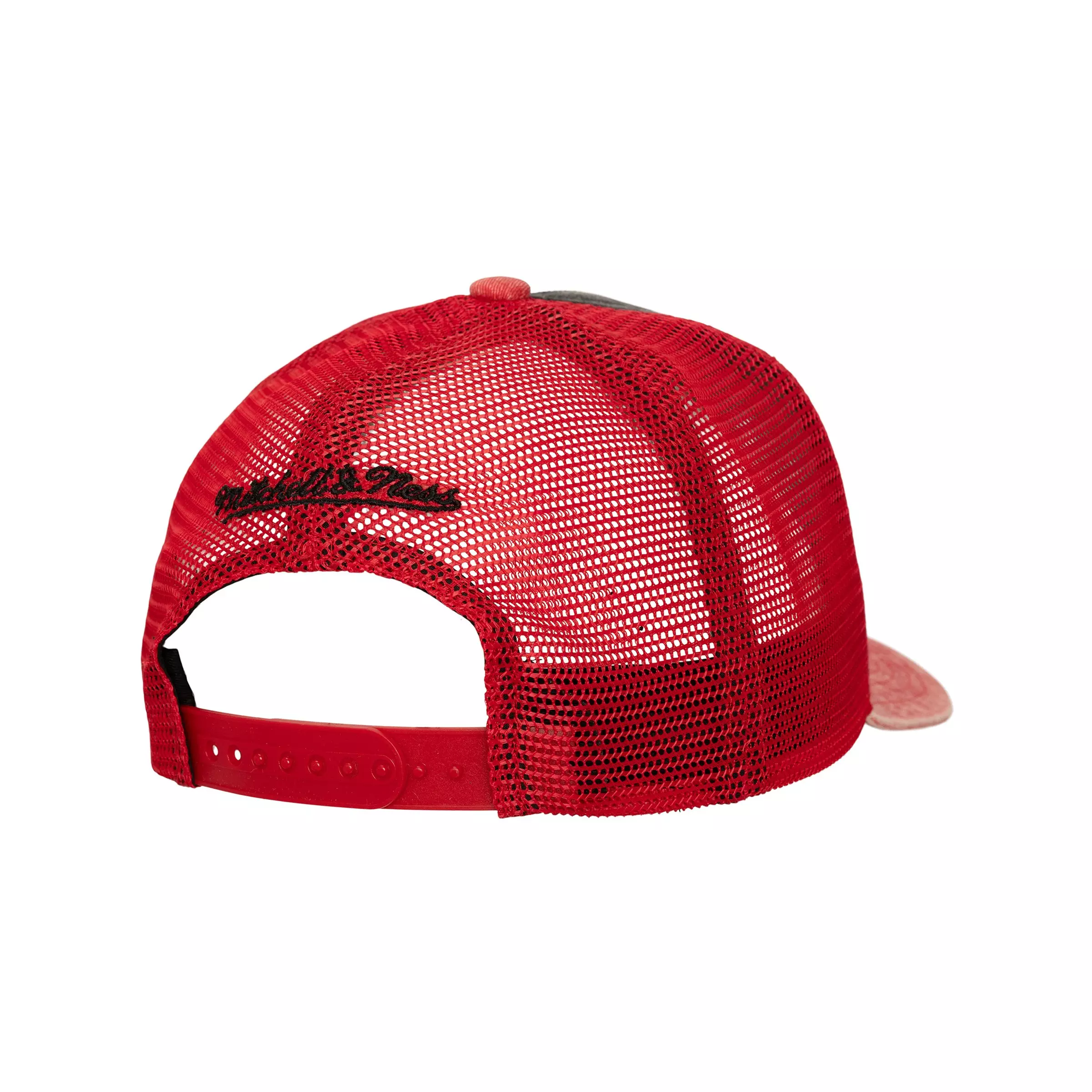 Mitchell & Ness Cincinnati Reds Hometown Trucker Snapback Hat-Black - BLACK