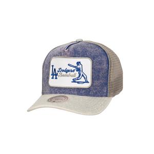 Mitchell & Ness Los Angeles Dodgers Hometown Trucker Snapback Hat-Blue
