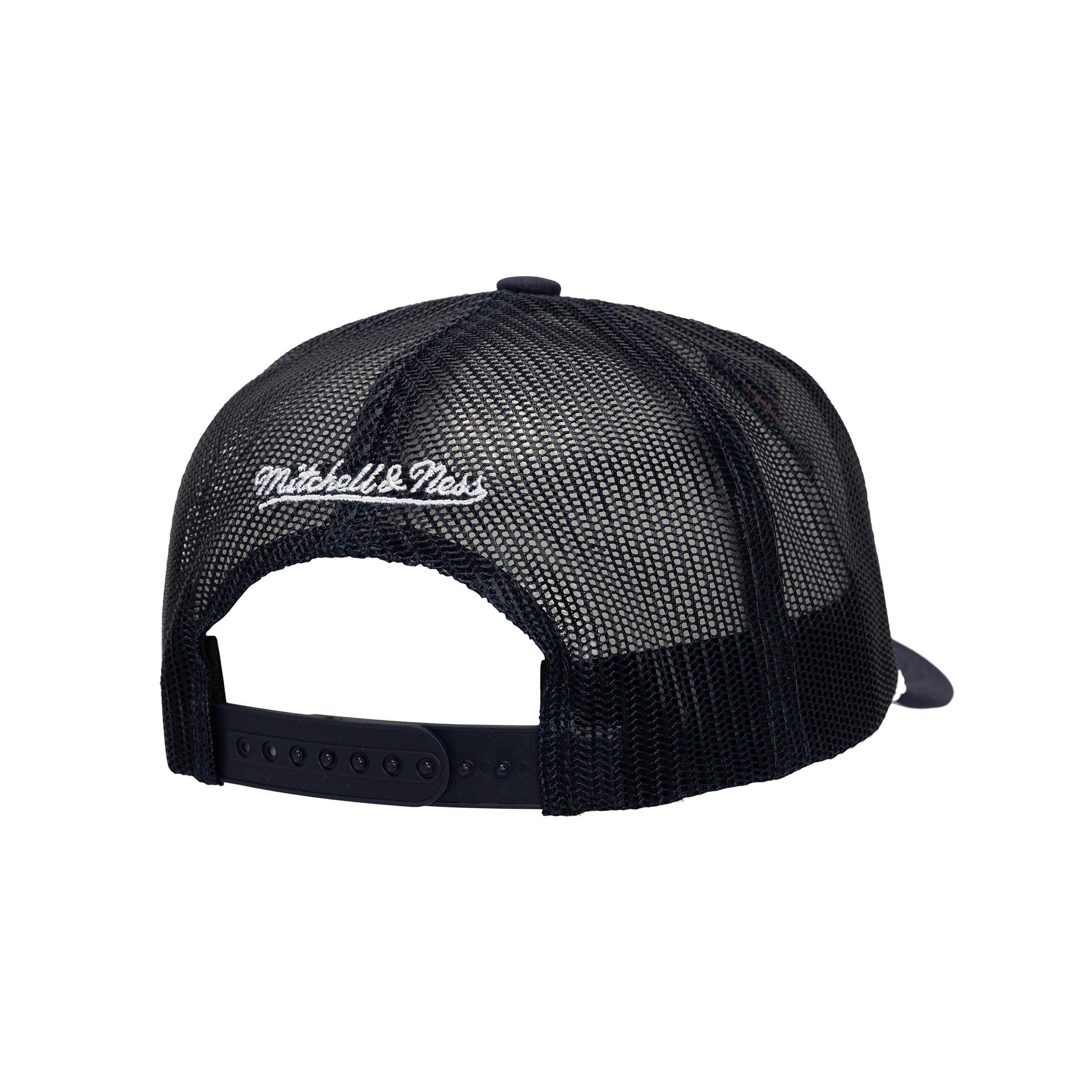 Mitchell & Ness Atlanta Braves Shadow Drop Trucker White Snapback Hat