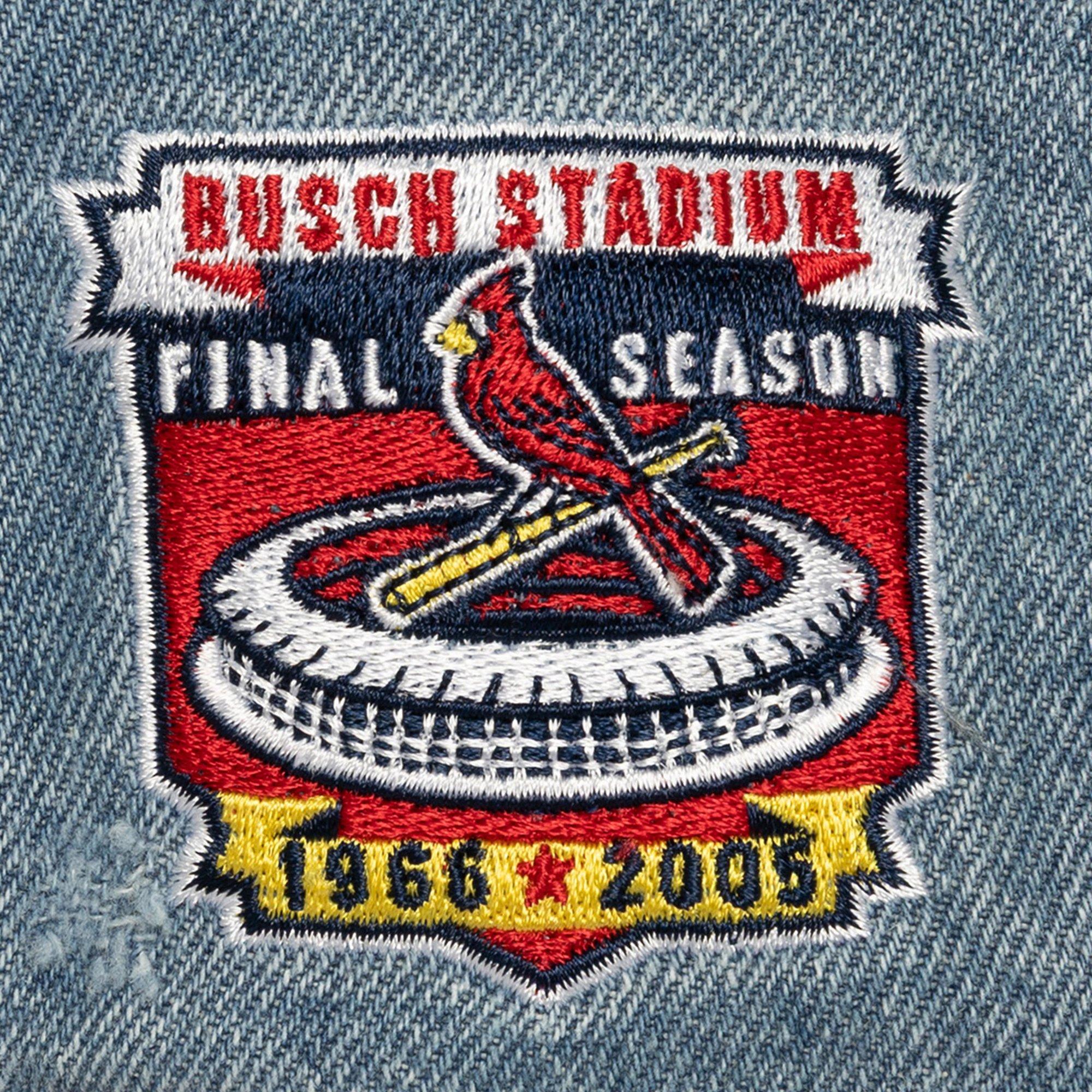 Mitchell & Ness St. Louis Cardinals Wood Work Snapback Hat - Light Blue - LT BLUE Thumbnail View 3