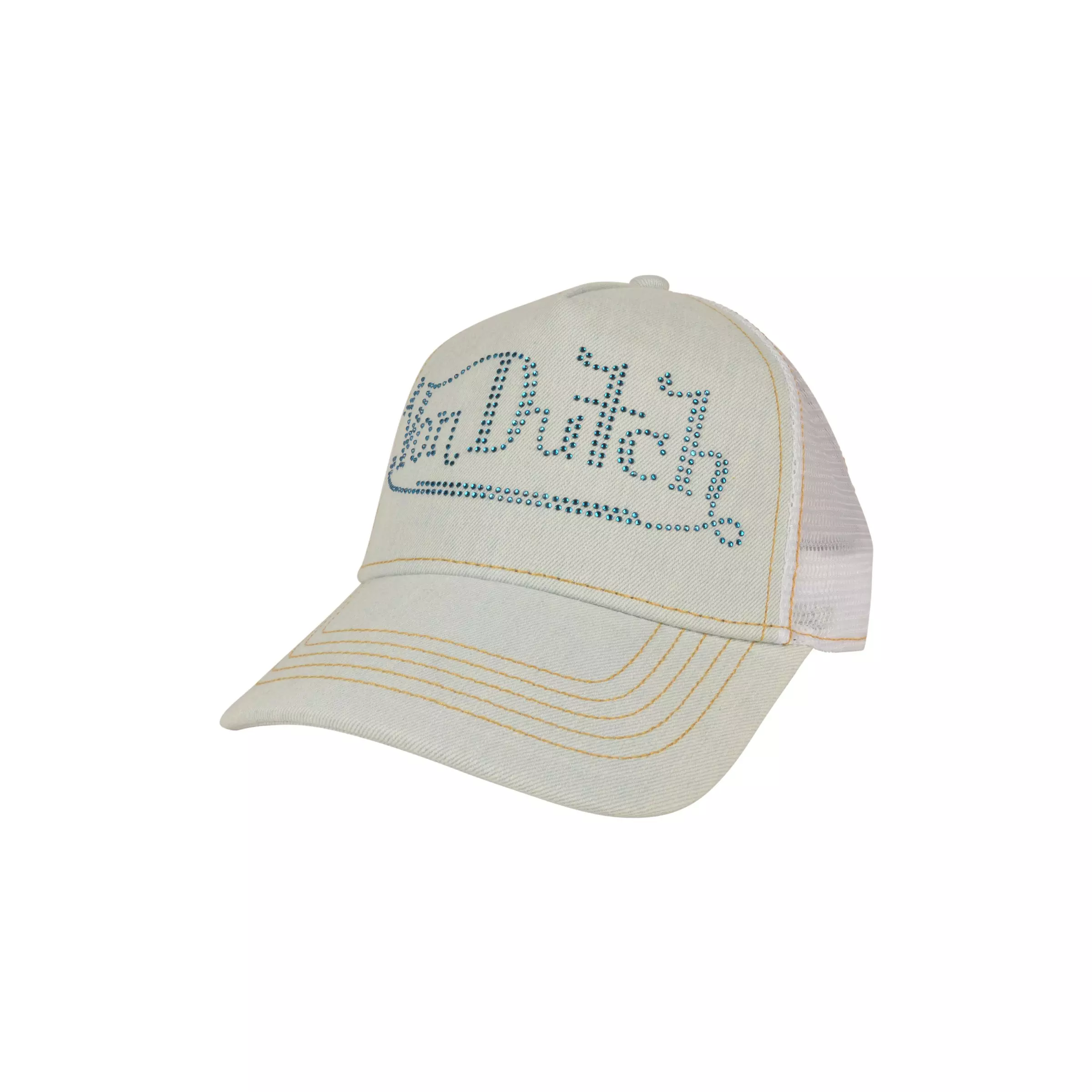 Von Dutch Bling Trucker Snapback-Blue - BLUE