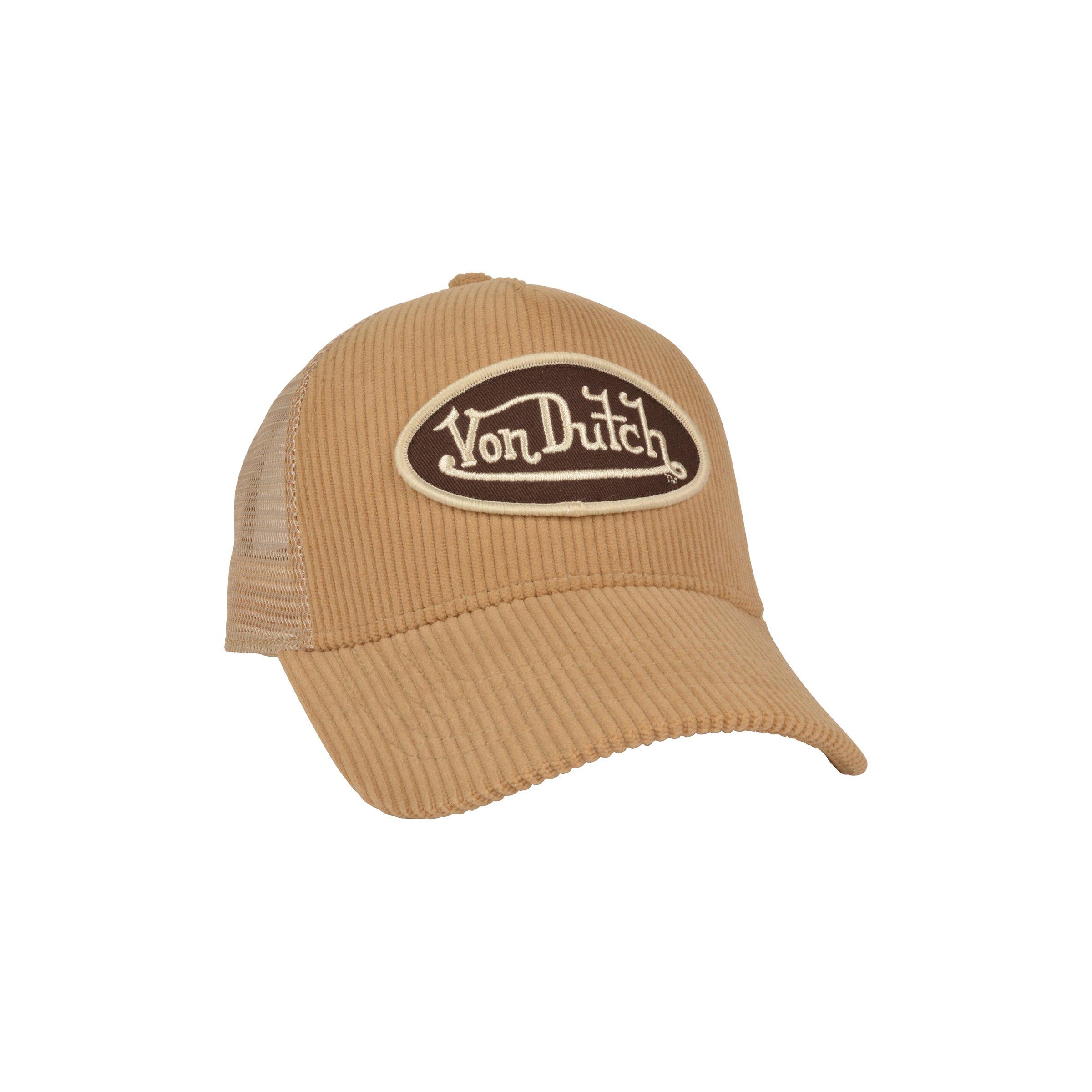 Von Dutch Corduroy Trucker Snapback-Khaki - TAN Thumbnail View 2