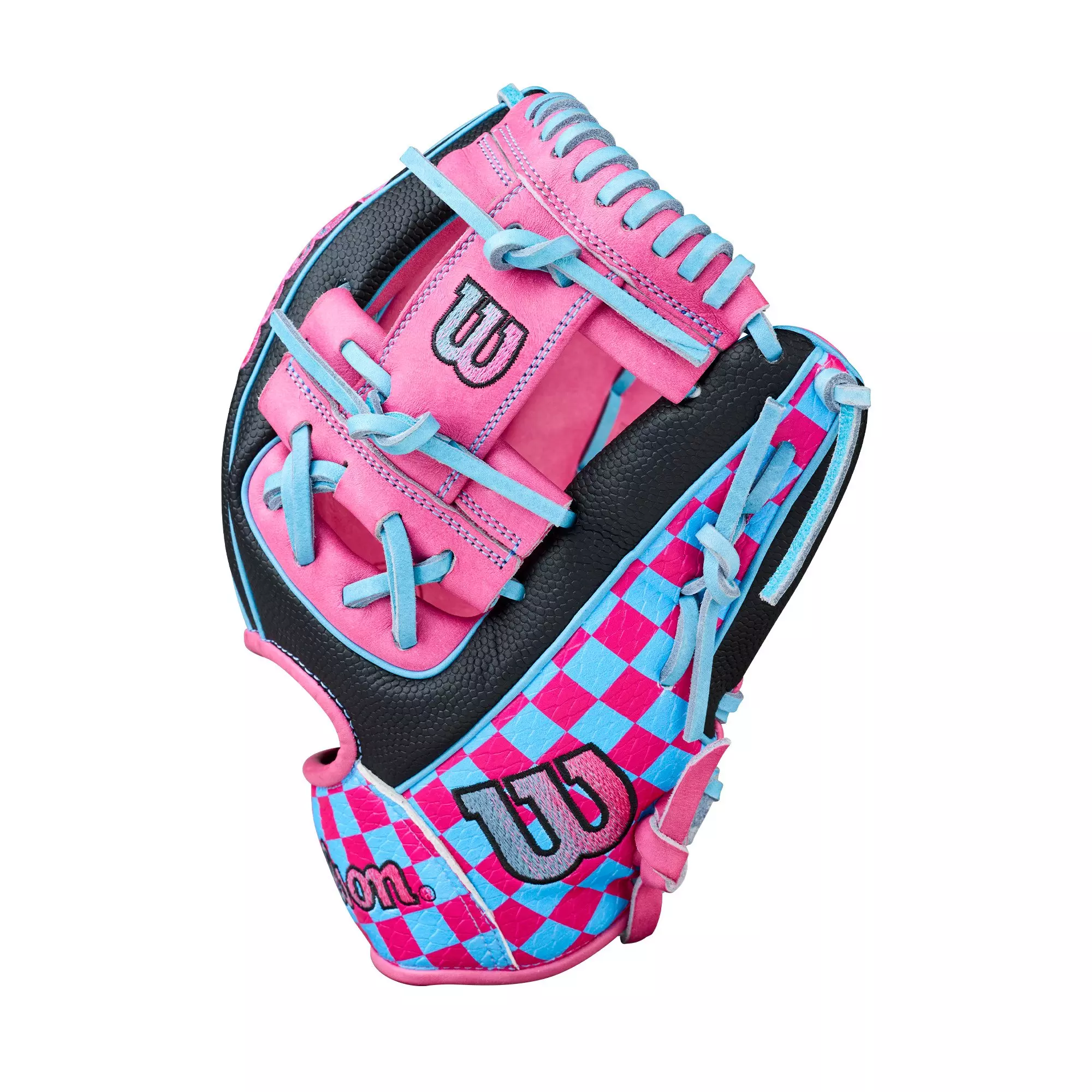 Wilson Pottstown Checkerboard A2000 1786SS 11.5” Infield Baseball Glove 2025 - BLACK/PINK
