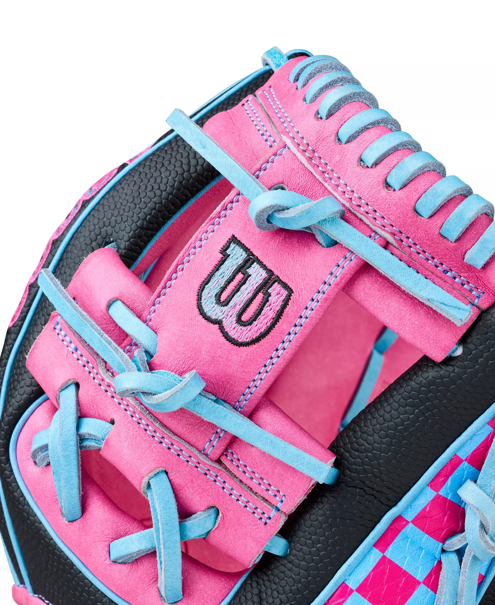 Wilson Pottstown Checkerboard A2000 1786SS 11.5” Infield Baseball Glove 2025 - BLACK/PINK
