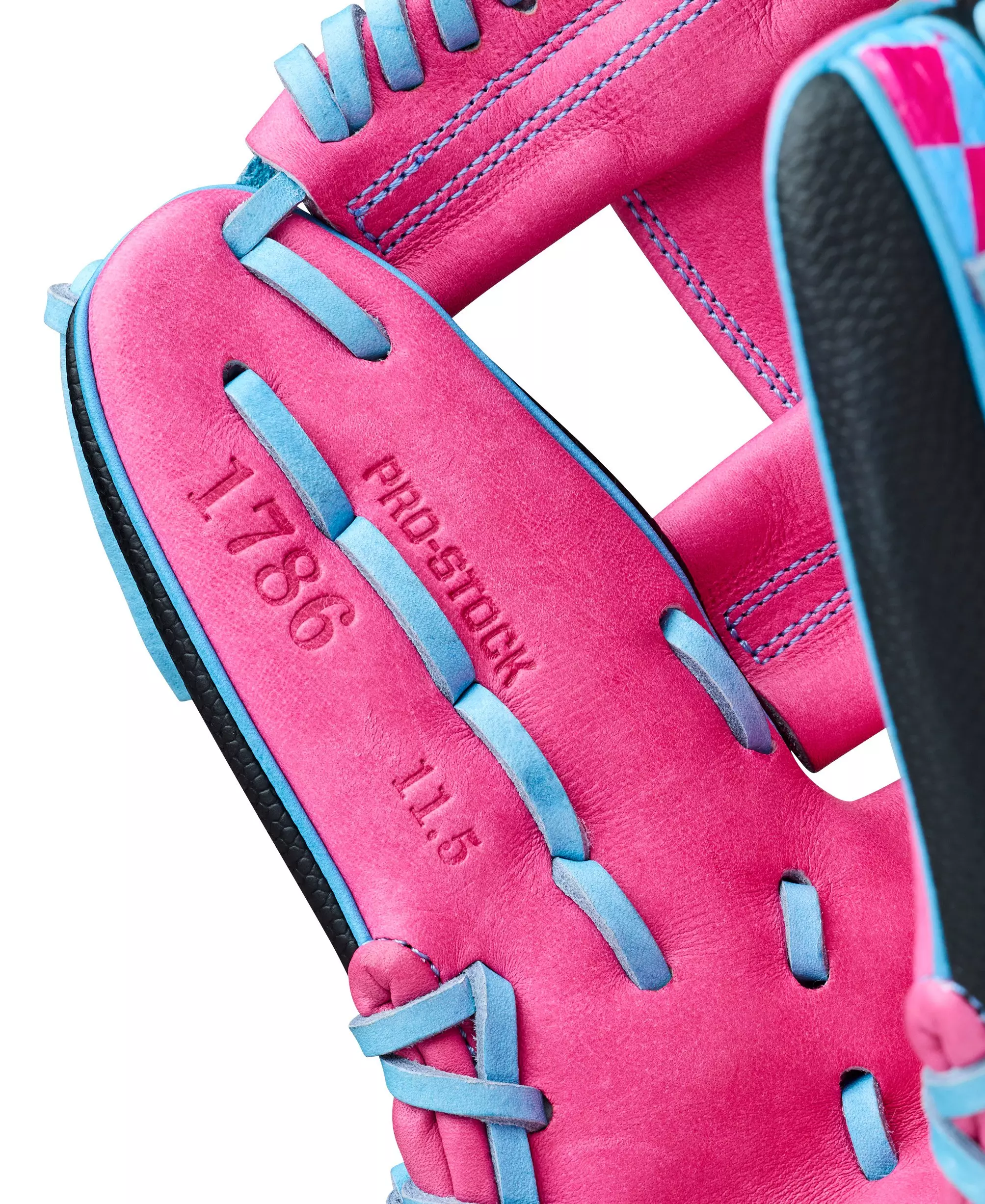 Wilson Pottstown Checkerboard A2000 1786SS 11.5” Infield Baseball Glove 2025 - BLACK/PINK