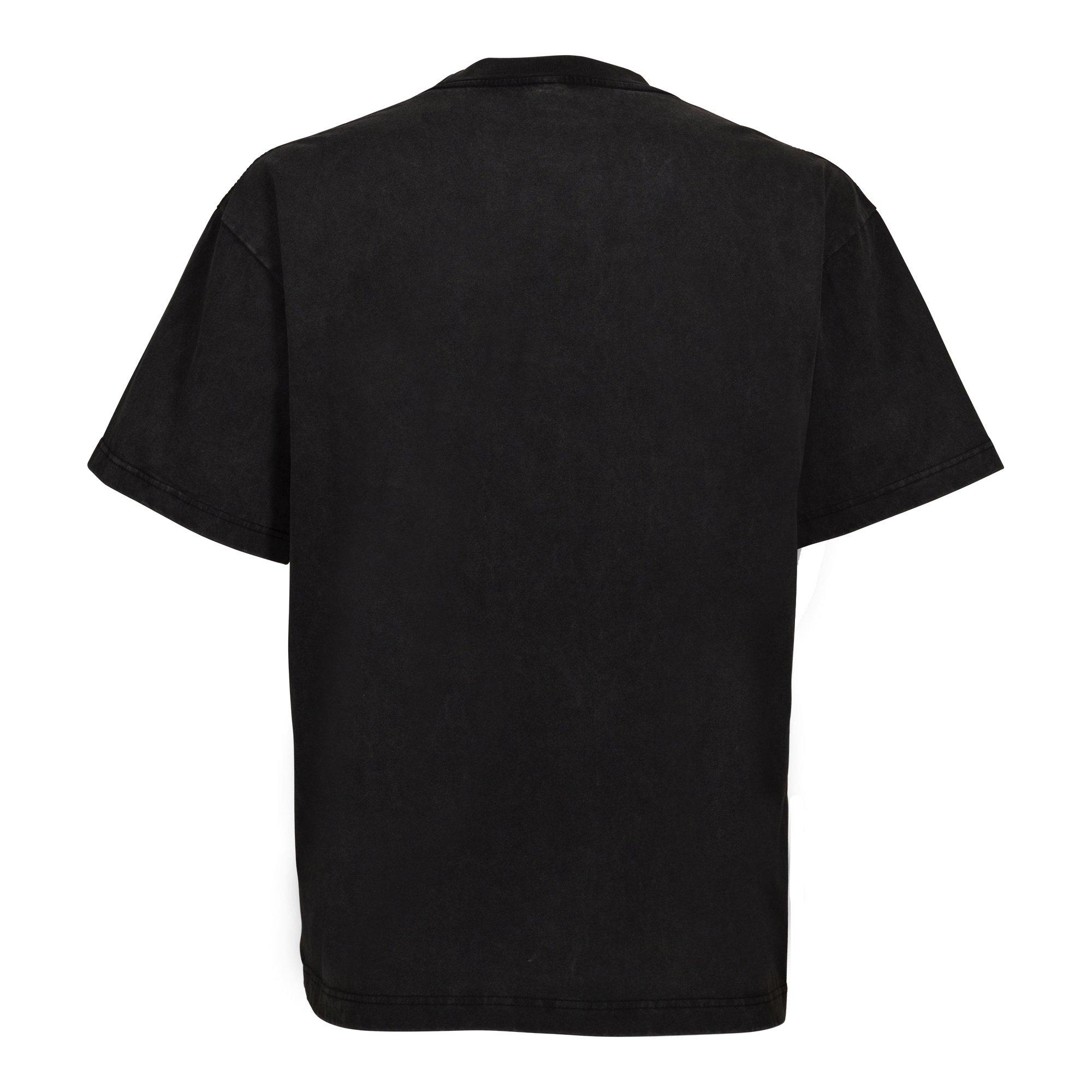 ID Supply Men's The Rock Big Head Tee - Washed Black - BLACK Thumbnail View 2