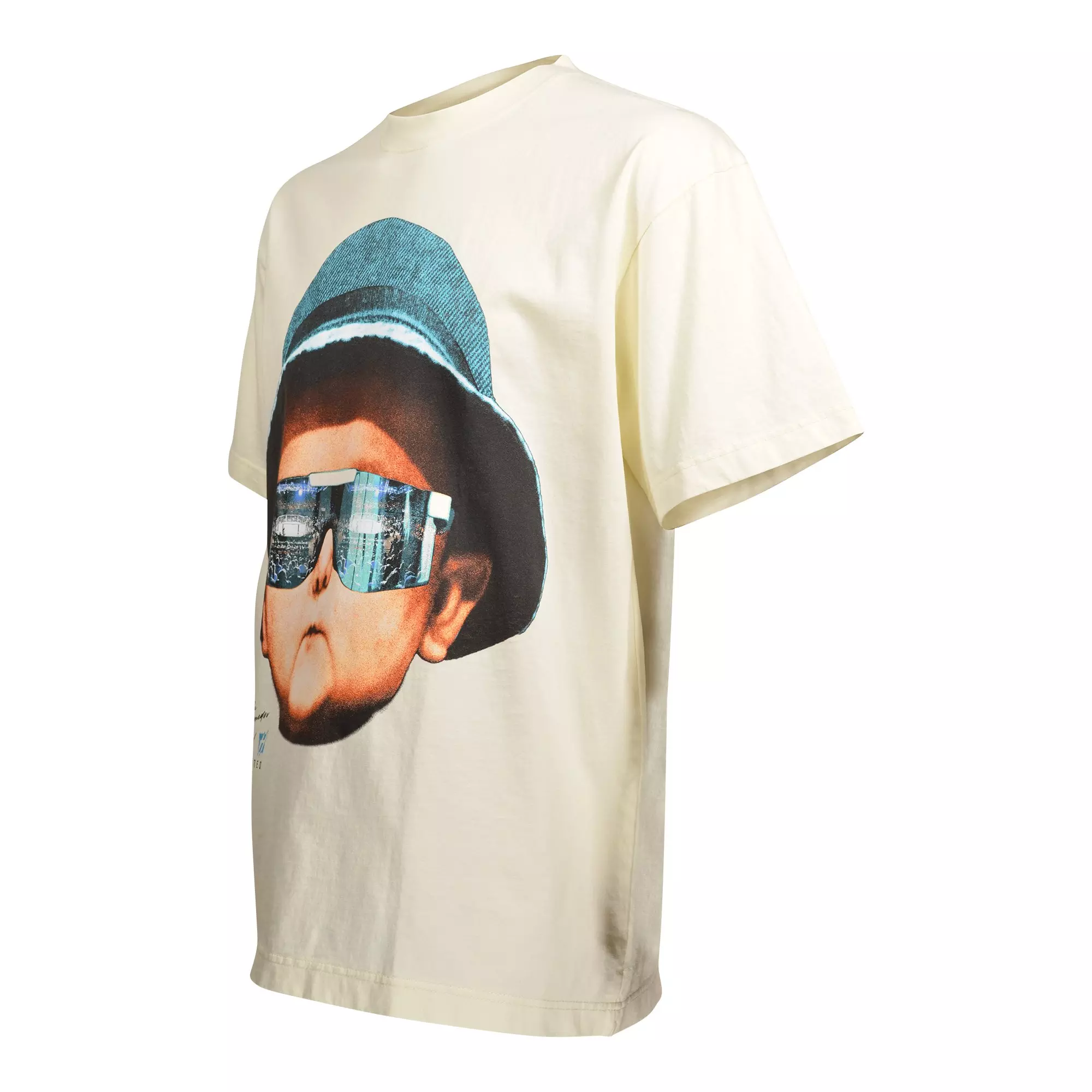 ID Supply Men's Hasbulla Bucket Hat Big Heat Tee - Cream