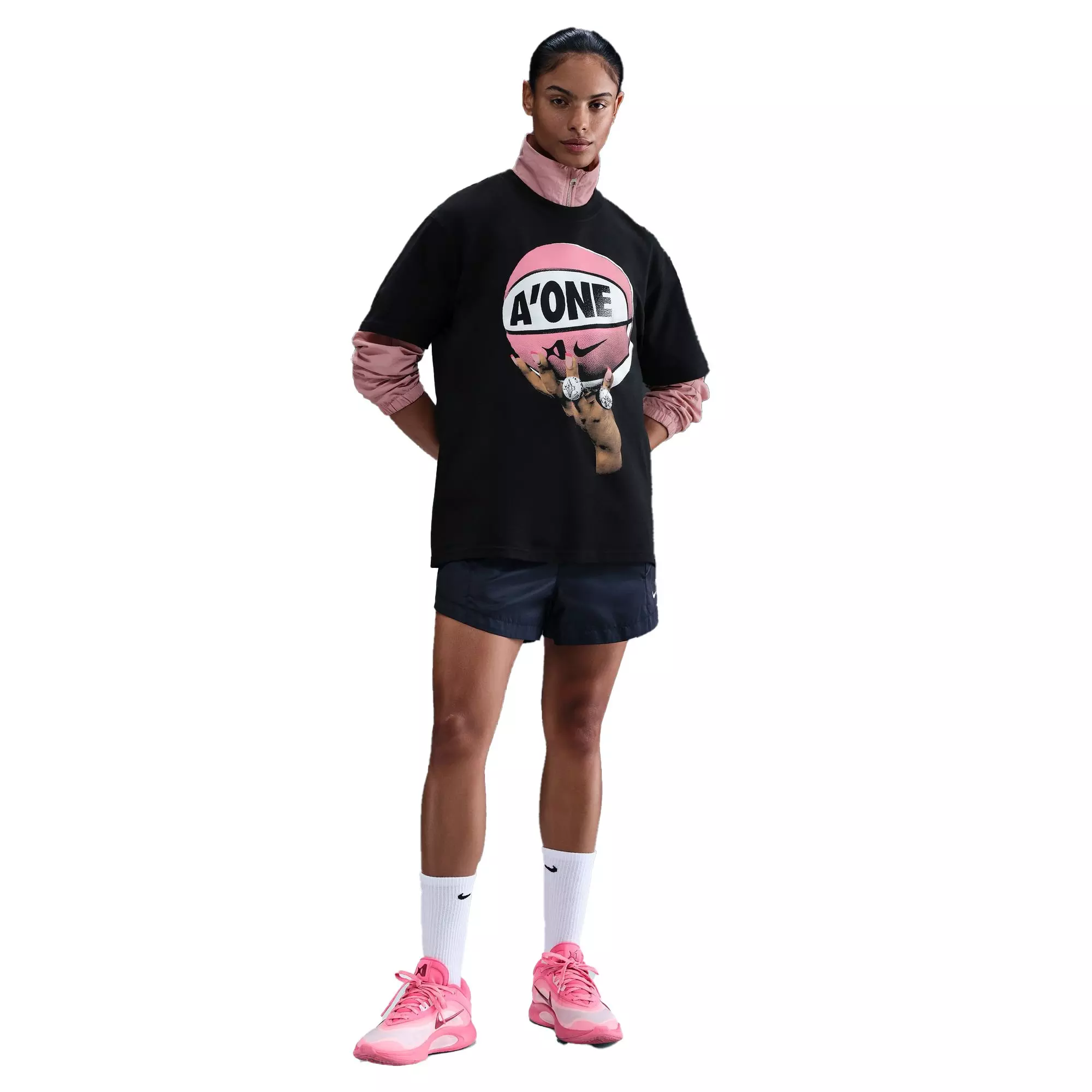 Nike A'ja Wilson A'One "So Win" Basketball T-Shirt - BLACK
