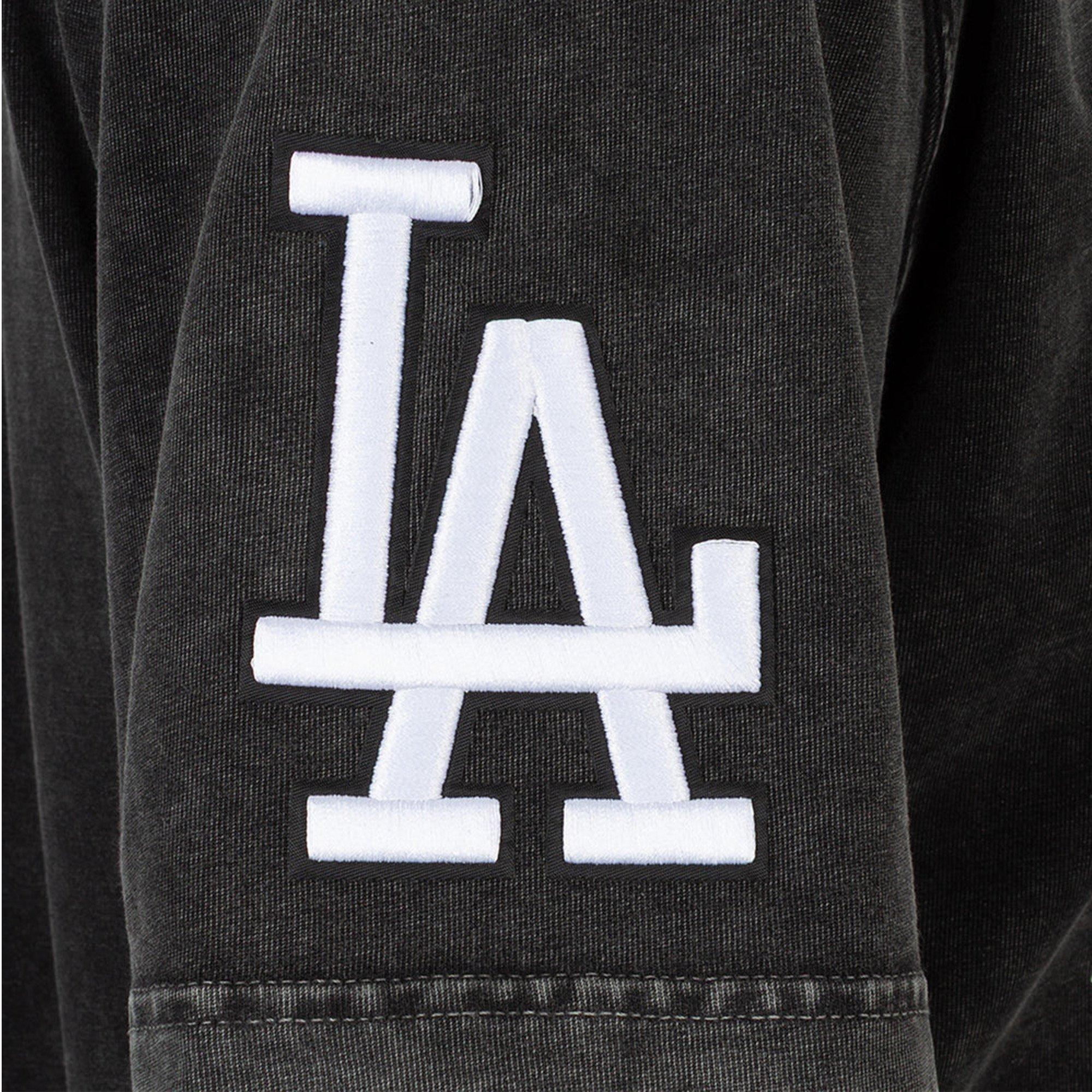 Pro Standard Los Angeles Dodgers Eternal Skull Drop Shadow Tee-Black - BLACK Thumbnail View 3