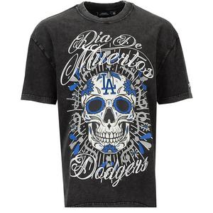 Pro Standard Los Angeles Dodgers Eternal Skull Drop Shadow Tee-Black