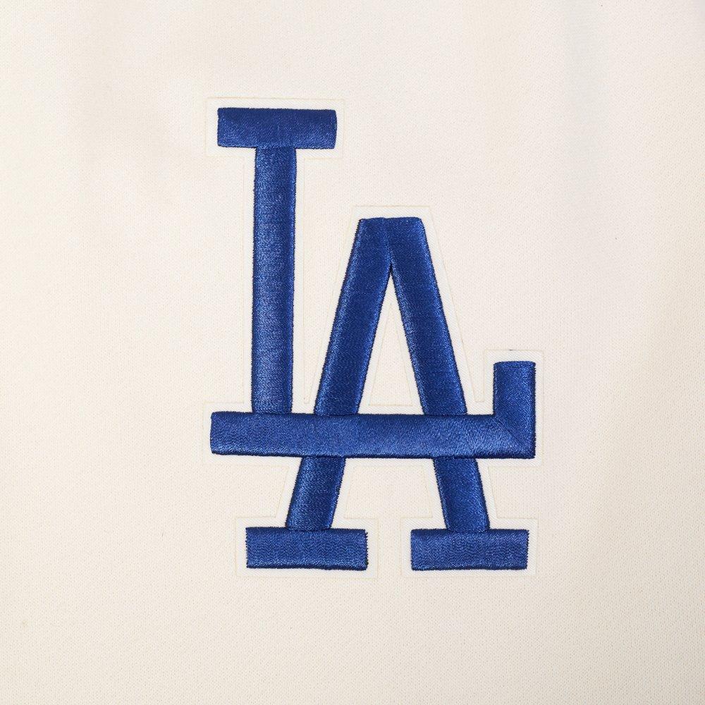 Pro Standard Los Angeles Dodgers Eternal Skull Drop Shadow Fleece Top-Cream - OFF-WHITE Thumbnail View 7