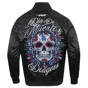 Pro Standard Los Angeles Dodgers Eternal Skull Drop Shadow Jacket-Black