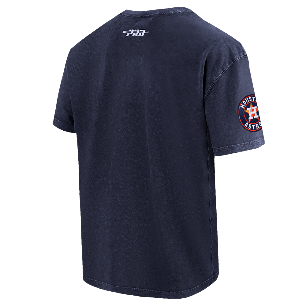 Pro Standard Houston Astros Eternal Skull Drop Shadow Tee-Black - NAVY Thumbnail View 4
