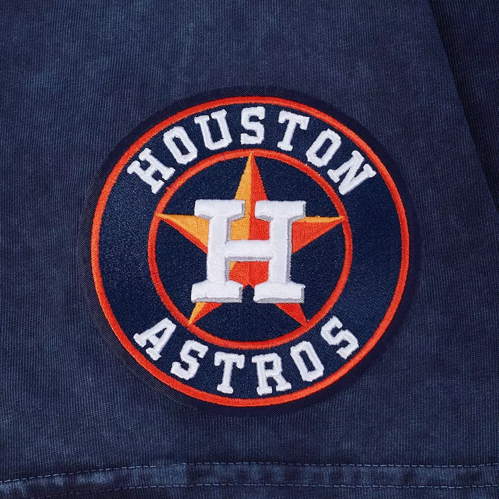 Pro Standard Houston Astros Eternal Skull Drop Shadow Tee-Black - NAVY