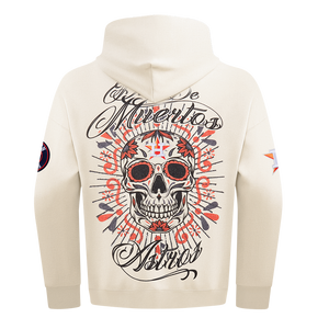 Pro Standard Houston Astros Eternal Skull Drop Shadow Fleece Top-Cream