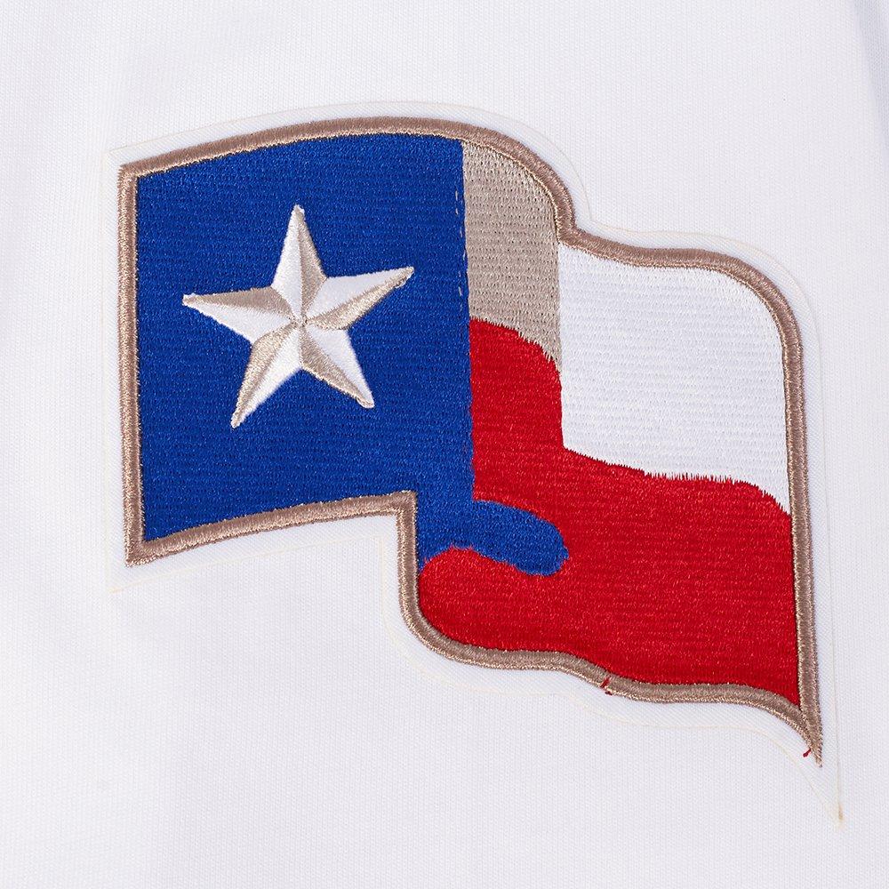 Pro Standard Texas Rangers Eternal Skull Drop Shadow Tee-Black - WHITE Thumbnail View 5