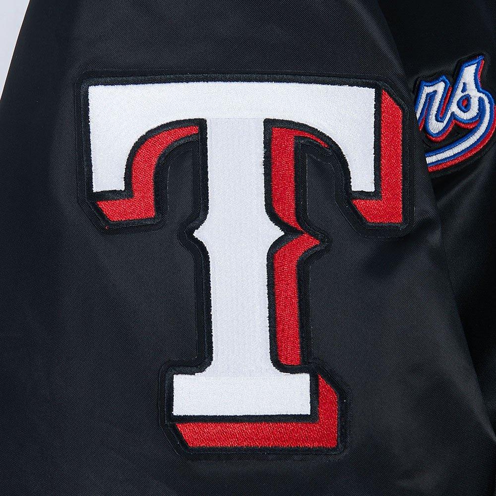 Pro Standard Texas Rangers Eternal Skull Drop Shadow Jacket-Black - BLACK Thumbnail View 7