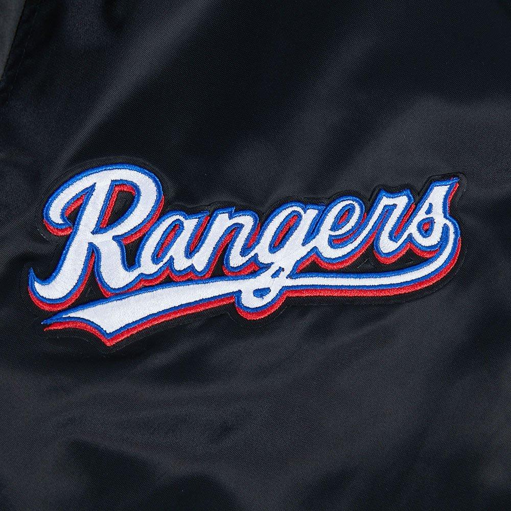 Pro Standard Texas Rangers Eternal Skull Drop Shadow Jacket-Black - BLACK Thumbnail View 8