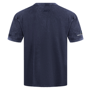 Pro Standard Tampa Bay Rays Eternal Skull Drop Shadow Tee-Navy
