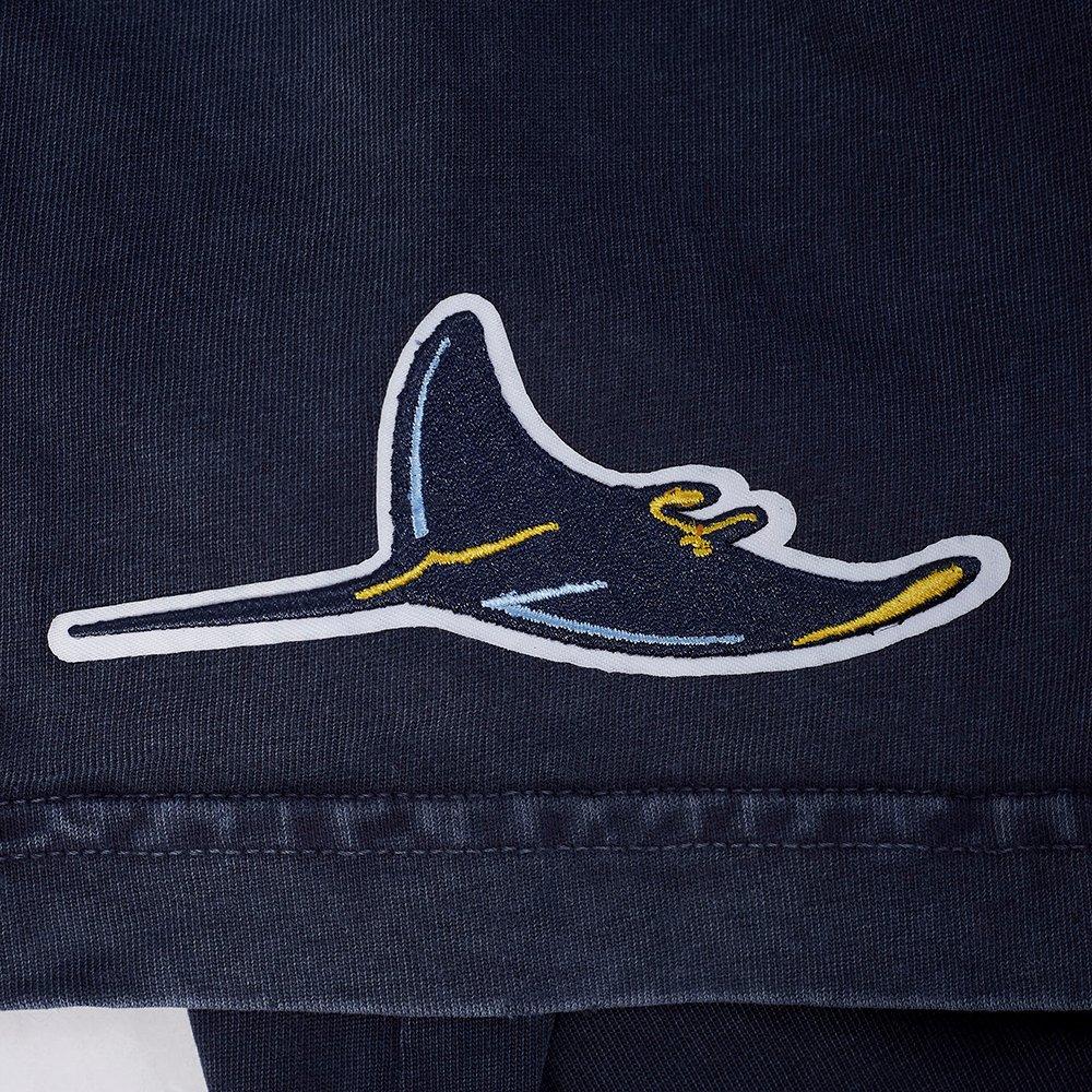 Pro Standard Tampa Bay Rays Eternal Skull Drop Shadow Tee-Navy - NAVY Thumbnail View 6