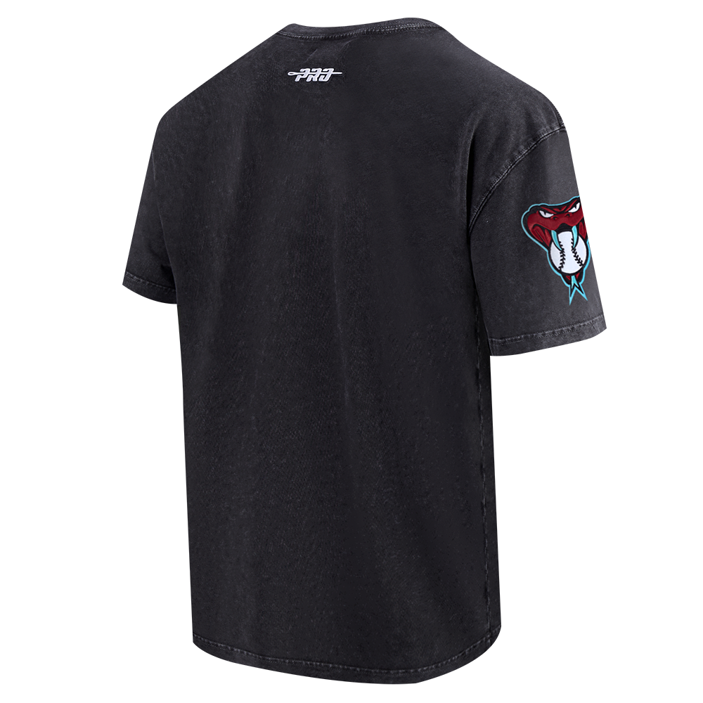 Pro Standard Arizona Diamondbacks Eternal Skull Drop Shadow Tee-Black - BLACK Thumbnail View 4