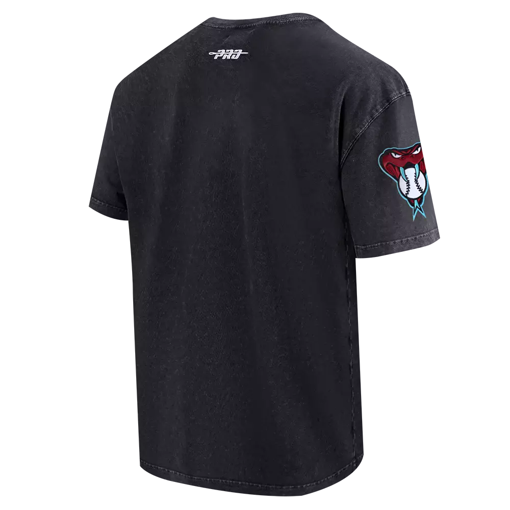 Pro Standard Arizona Diamondbacks Eternal Skull Drop Shadow Tee-Black - BLACK
