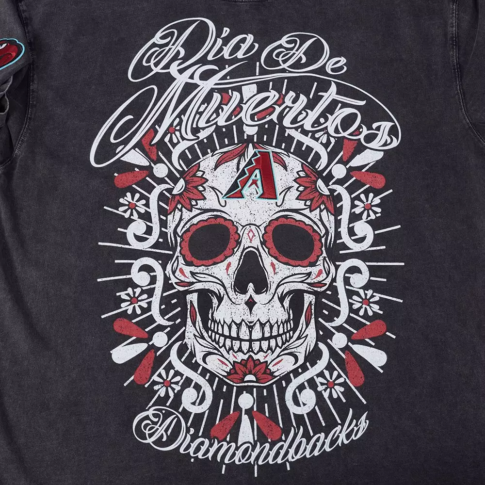 Pro Standard Arizona Diamondbacks Eternal Skull Drop Shadow Tee-Black - BLACK