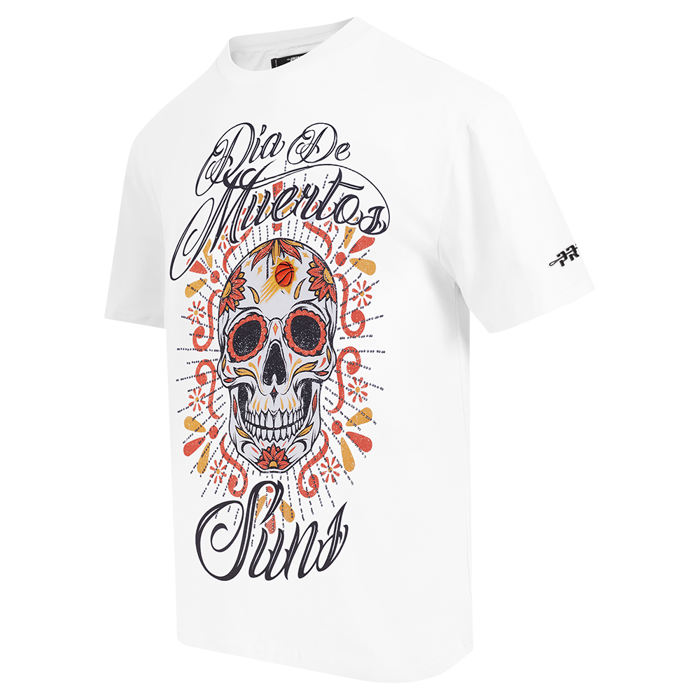 Pro Standard Phoenix Suns Eternal Skull Drop Shadow Tee-White - WHITE Thumbnail View 3