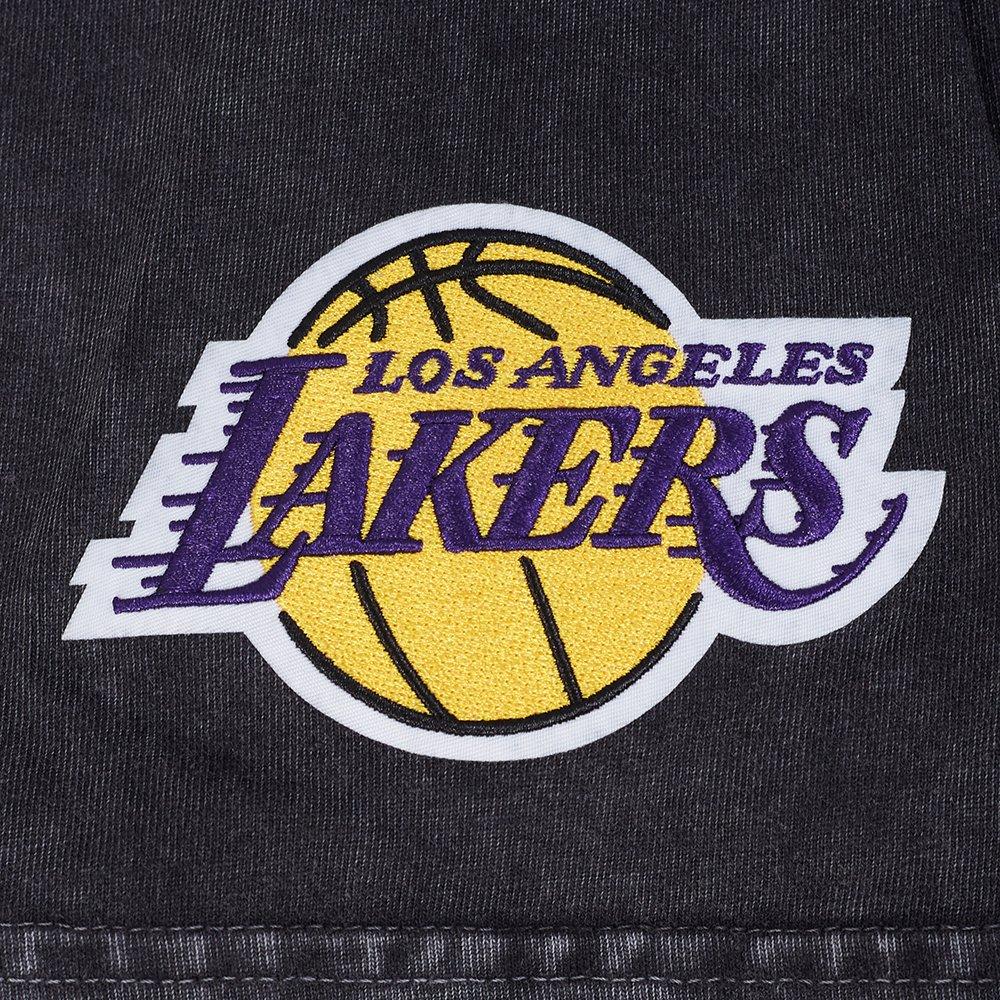 Pro Standard Los Angeles Lakers Eternal Skull Drop Shadow Tee-Black - BLACK Thumbnail View 6