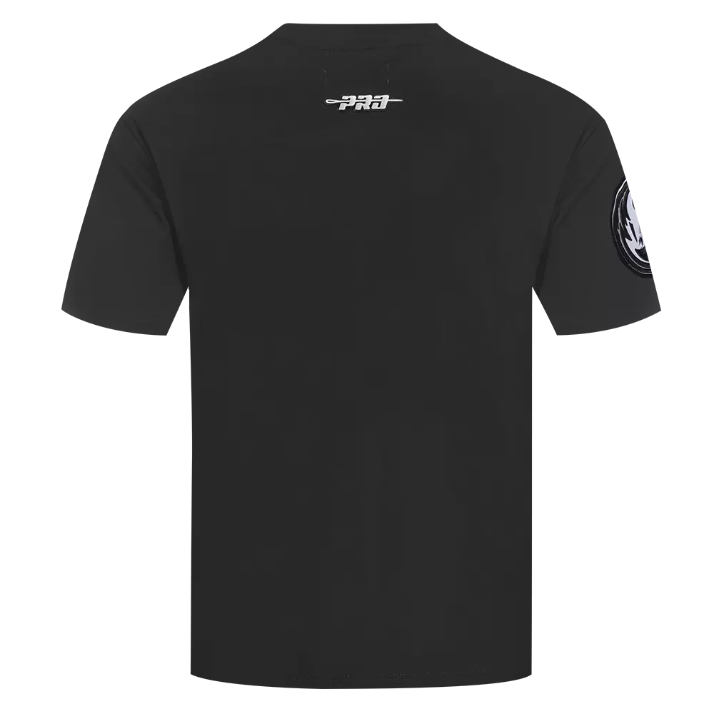 Pro Standard Dallas Mavericks Eternal Skull Drop Shadow Tee-Black - BLACK