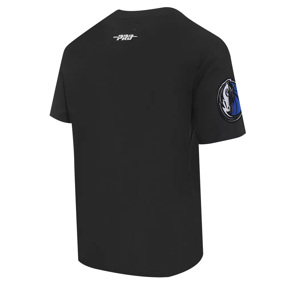 Pro Standard Dallas Mavericks Eternal Skull Drop Shadow Tee-Black - BLACK