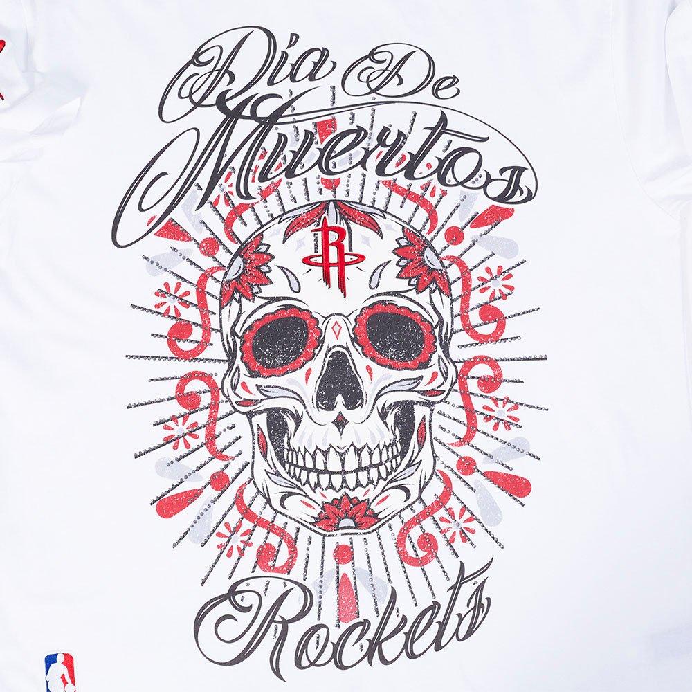 Pro Standard Houston Rockets Eternal Skull Drop Shadow Tee-White - WHITE Thumbnail View 5