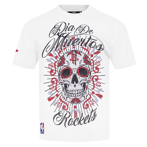 Pro Standard Houston Rockets Eternal Skull Drop Shadow Tee-White