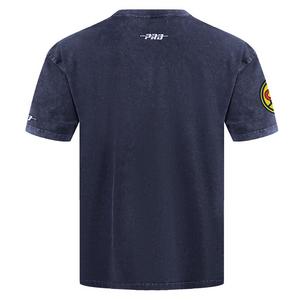 Pro Standard Club America Eternal Skull Drop Shadow Tee-Navy