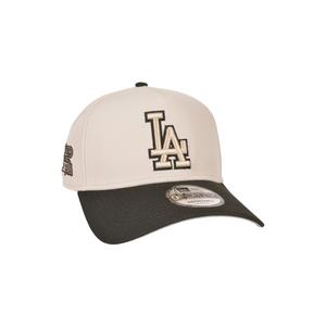 New Era Los Angeles Dodgers 9FORTY A-Frame Snapback Hat-Stone/Black