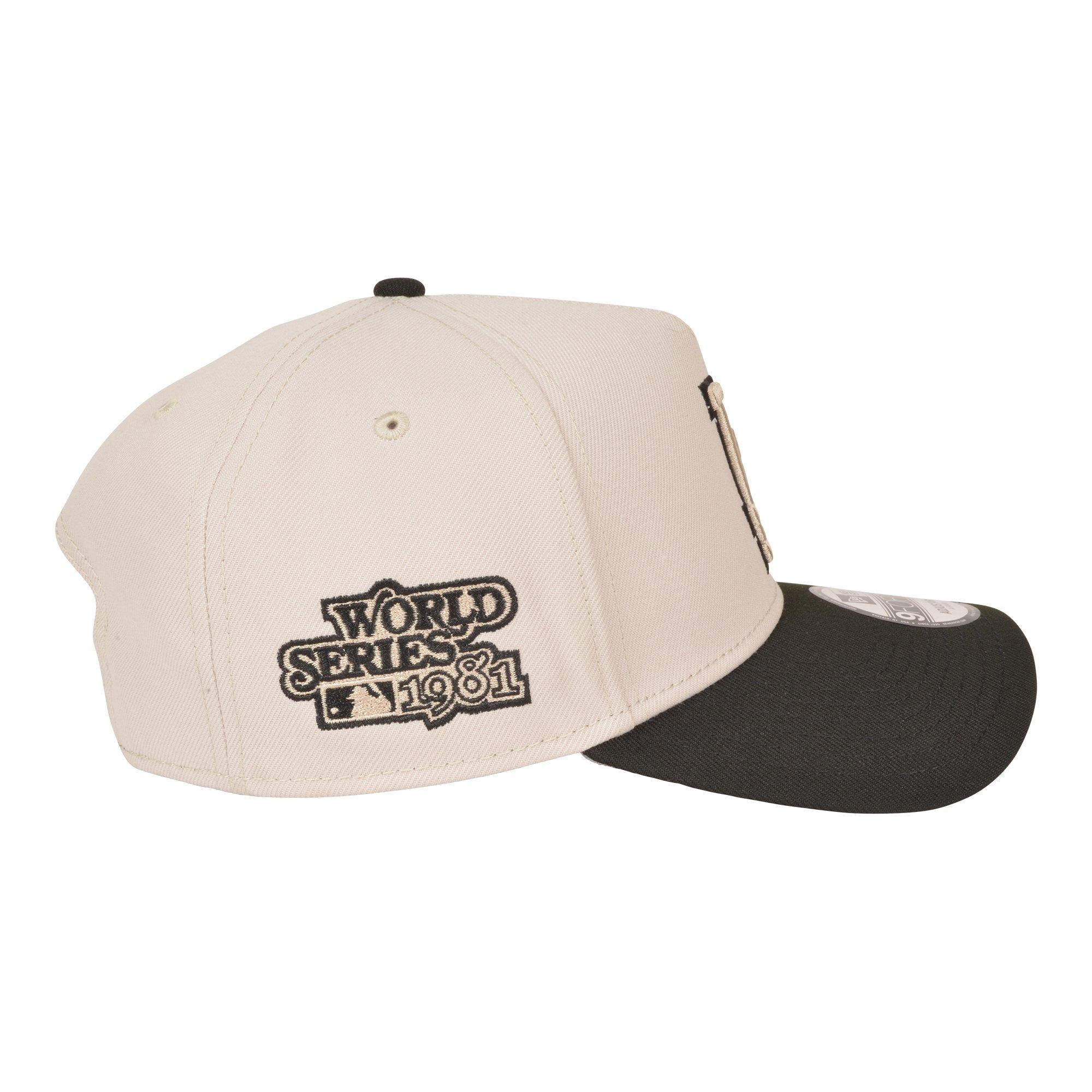 New Era Los Angeles Dodgers 9FORTY A-Frame Stone/Black Snapback Hat