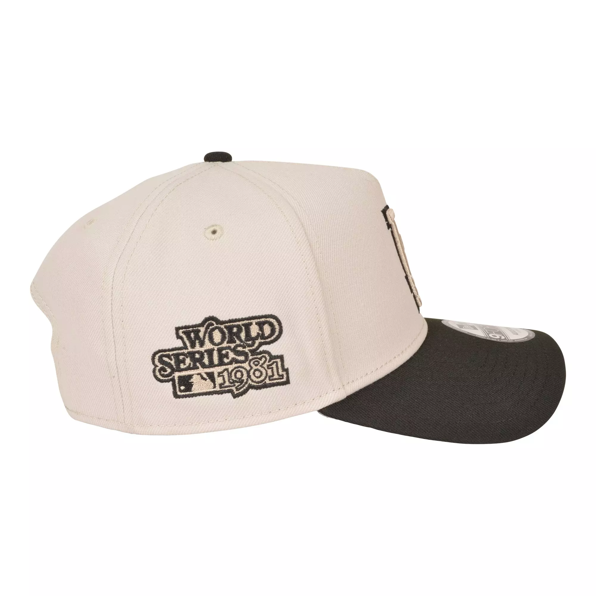 New Era Los Angeles Dodgers 9FORTY A-Frame Snapback Hat-Stone/Black - STONE