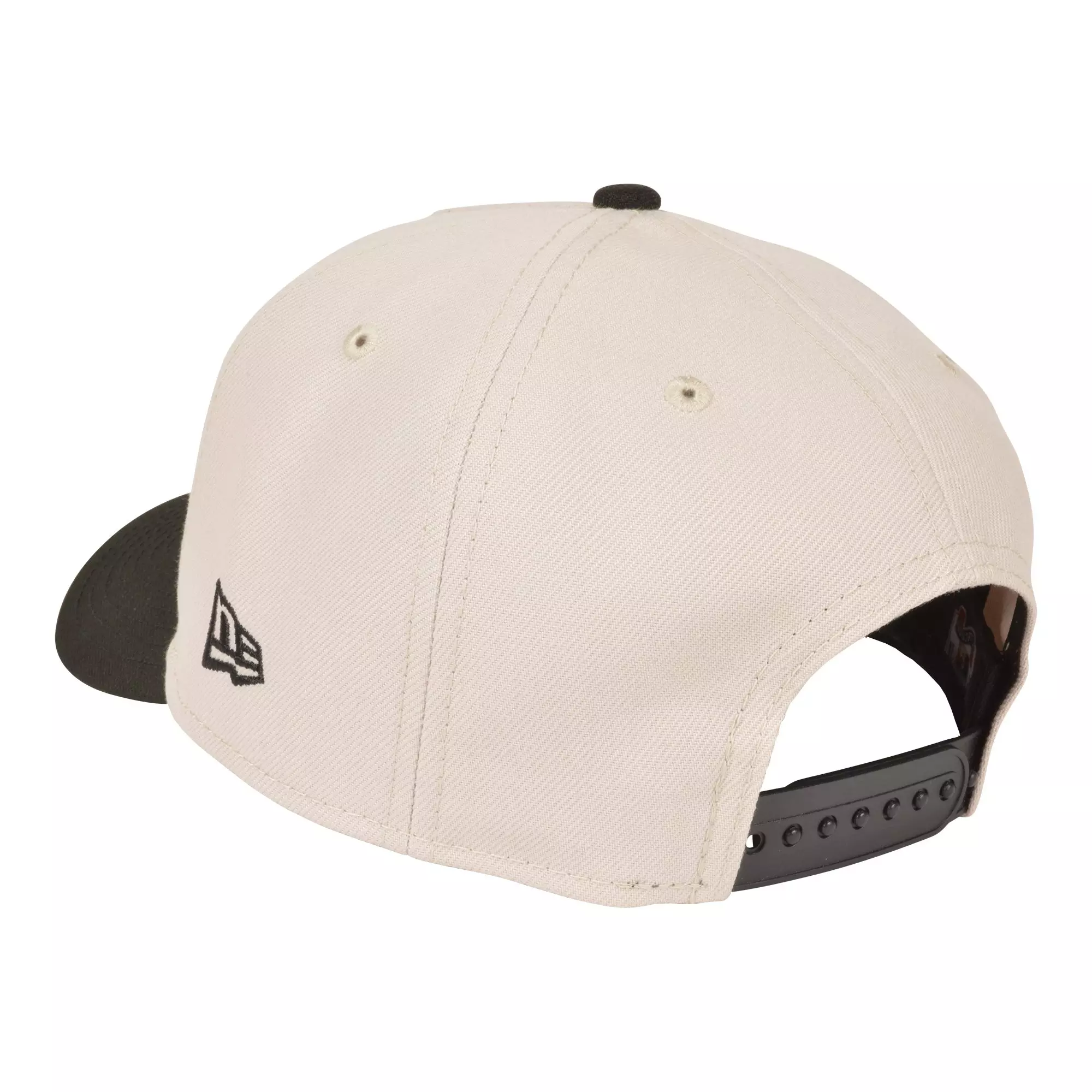 New Era Atlanta Braves 9FORTY A-Frame Snapback Hat-Stone/Black - STONE