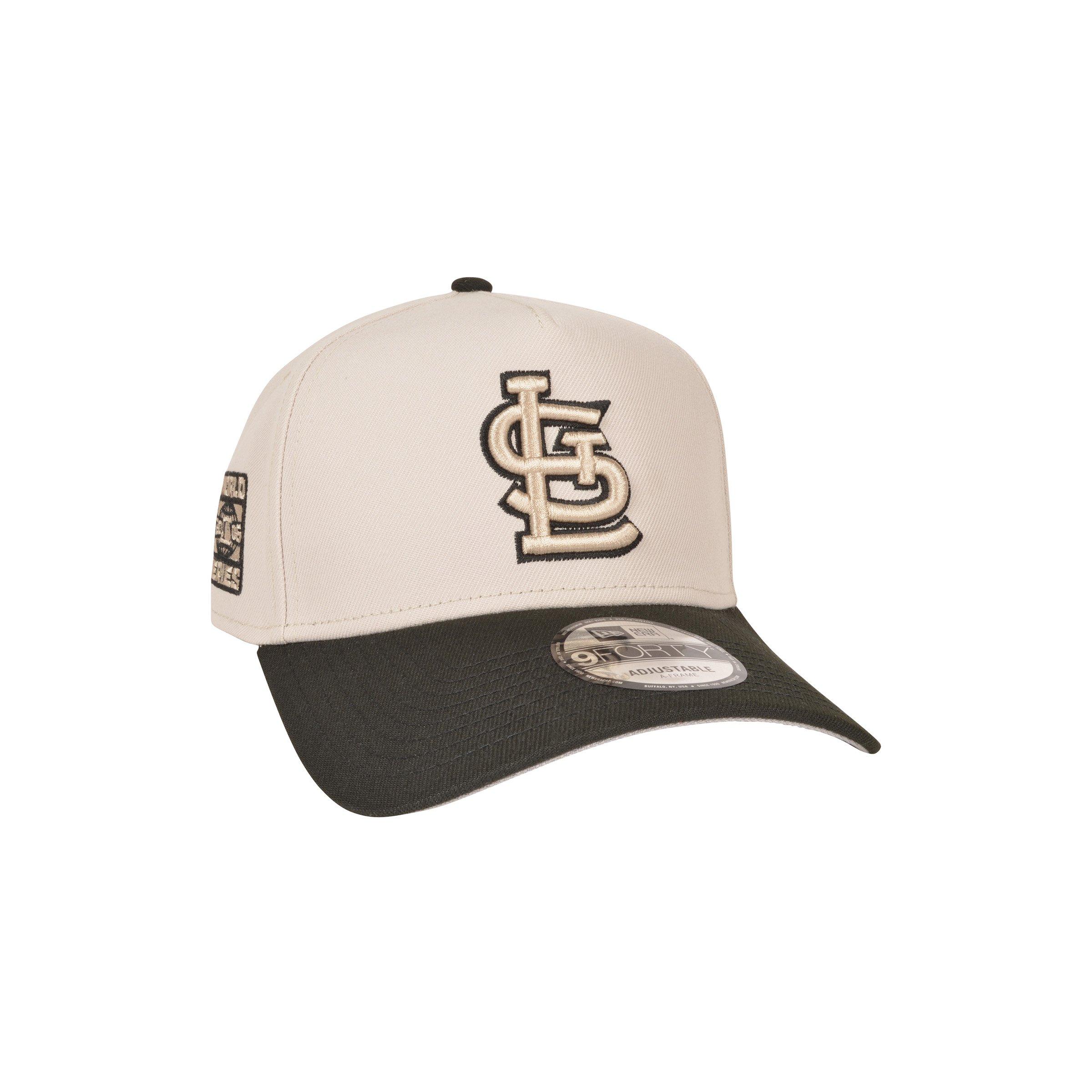 New Era St. Louis Cardinals 9FORTY A-Frame Stone/Black Snapback Hat
