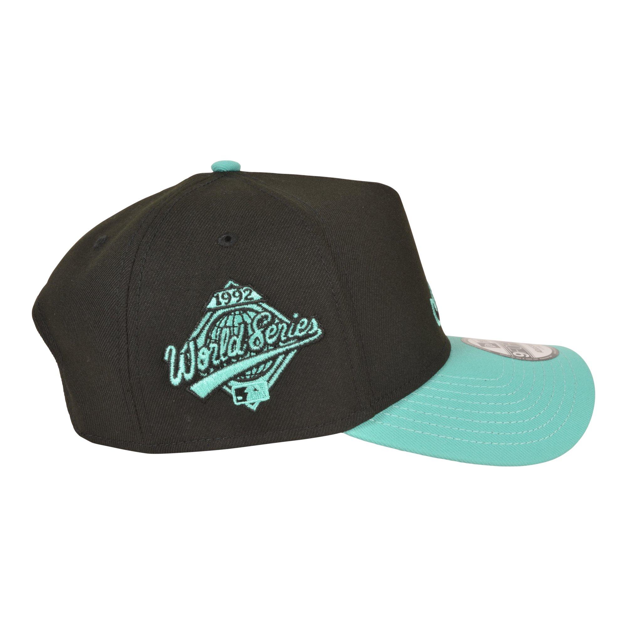 New Era Atlanta Braves 9FORTY A-Frame Black/Mint Snapback Hat