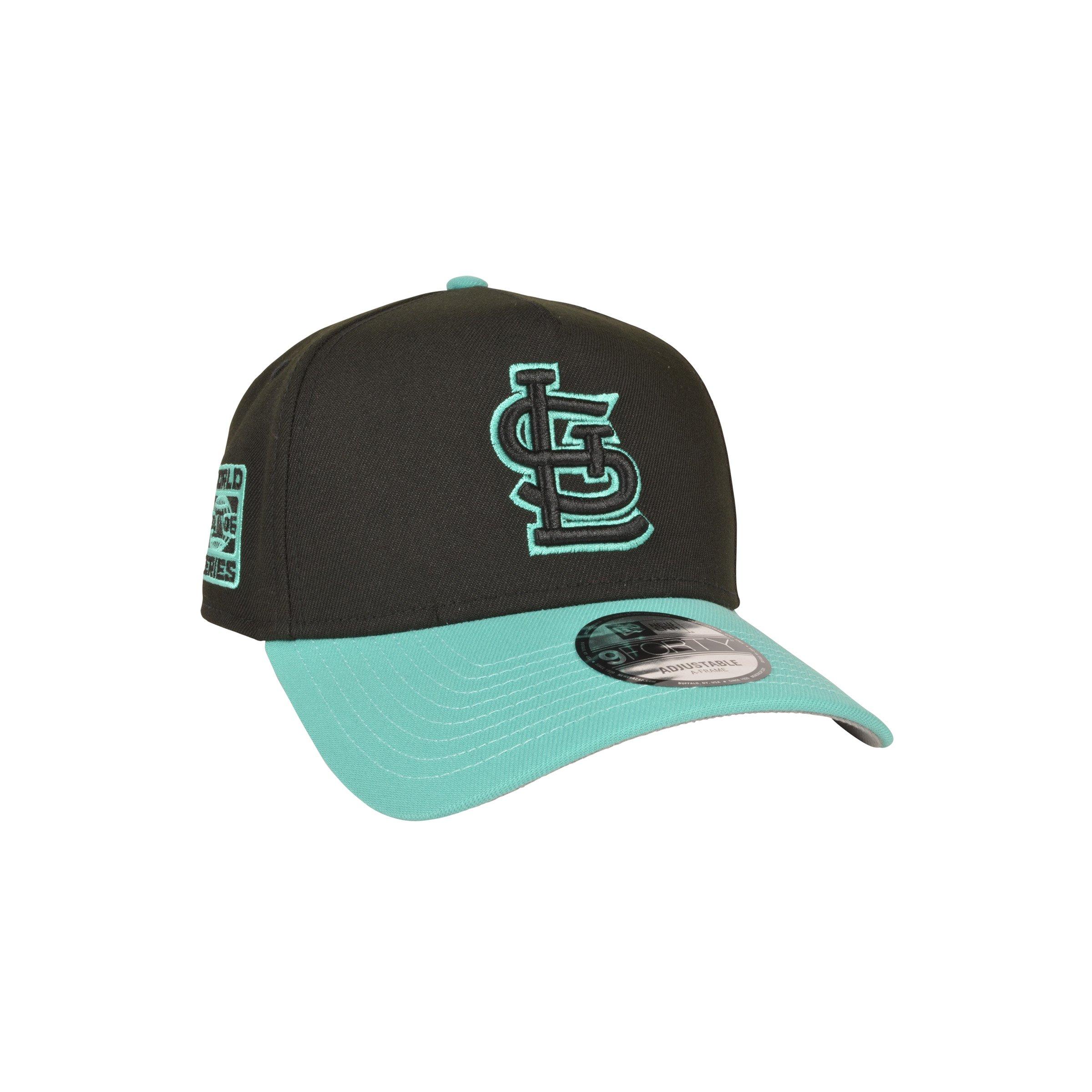 New Era St. Louis Cardinals 9FORTY A-Frame Black/Mint Snapback Hat